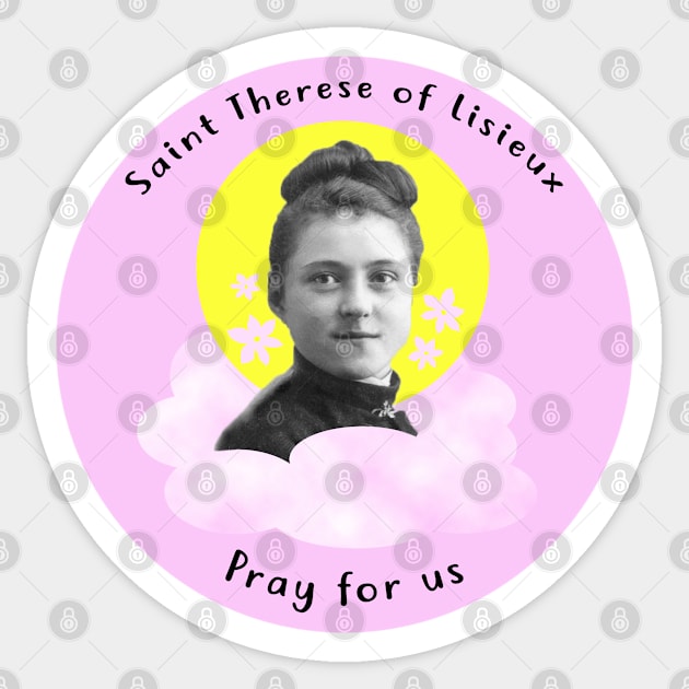 Saint Therese of Lisieux Sticker by kaileekuropas